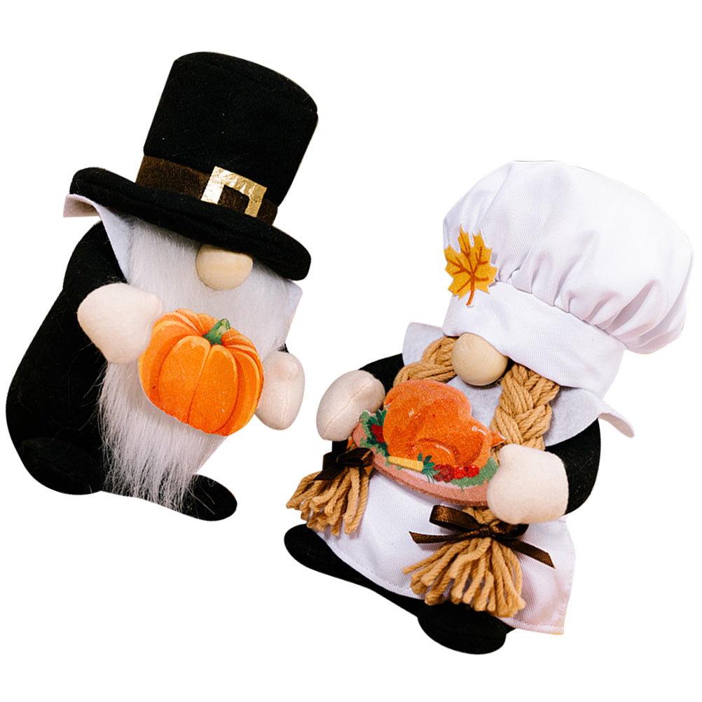 Maple Leaf Gnome Tabletop Decor N5391