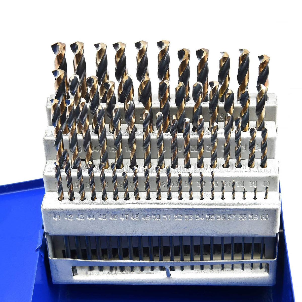 60 Piece High Speed Steel Twist Drill Bit Set R92824