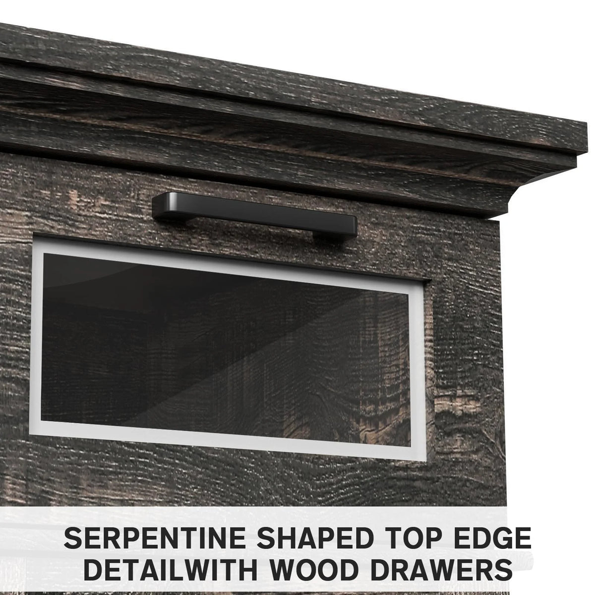 Dark Oak Fireplace TV Stand H5203