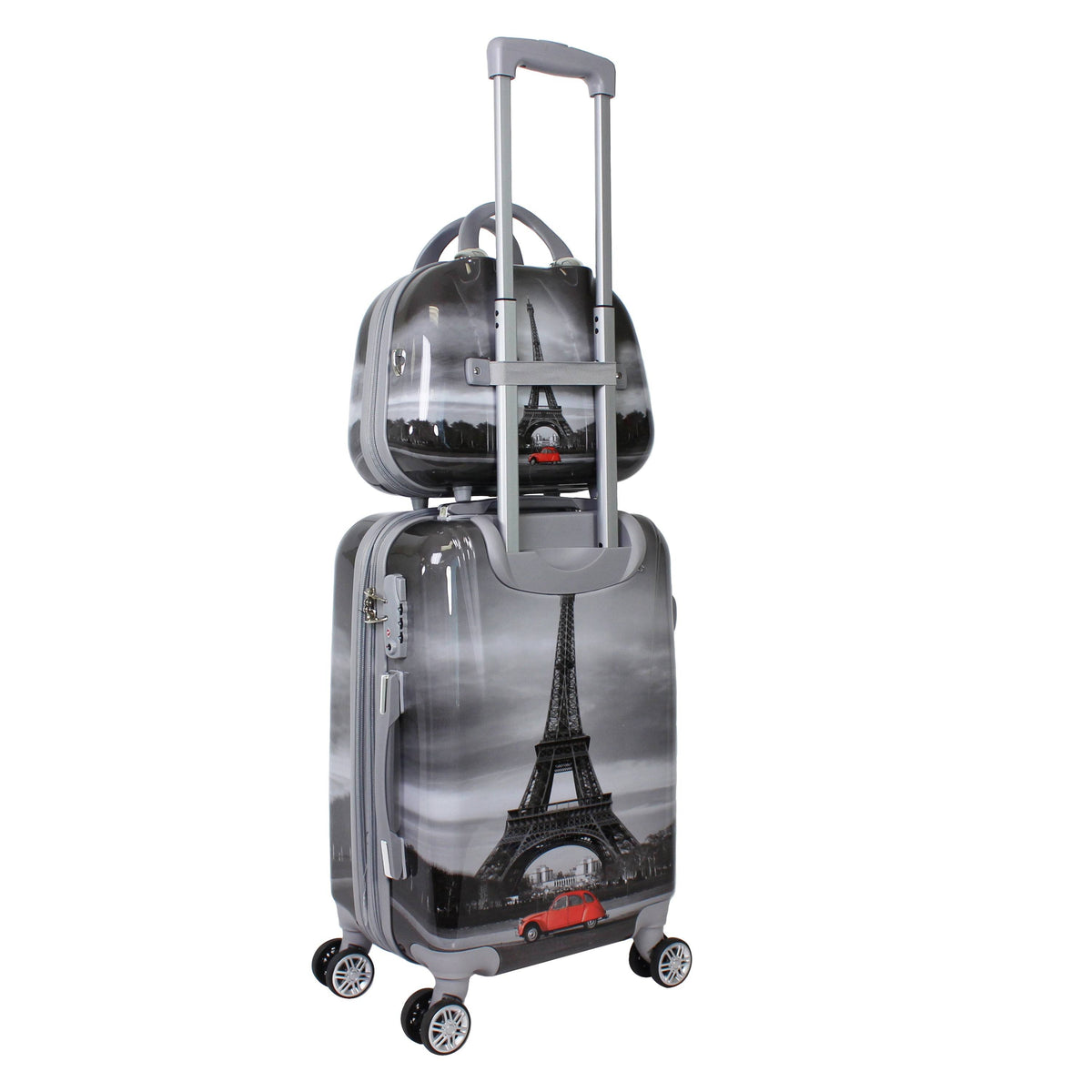 2-Piece Carry-On Hardside Spinner Luggage Set Q978137