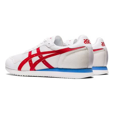 White Red Asics Tiger Runner W S818