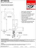 Pewter Hot Water Faucet F375
