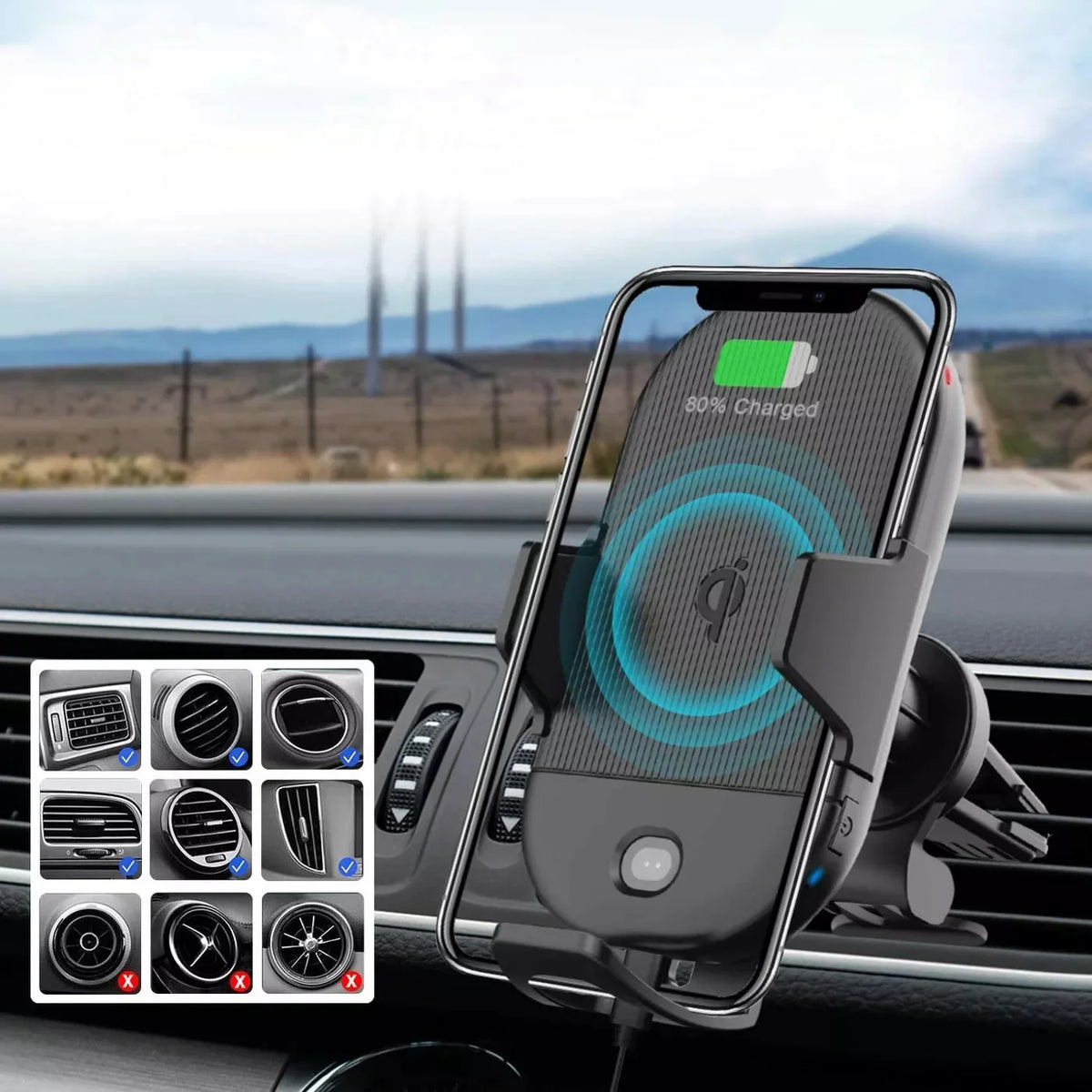 Wireless Charger Car Mount for Celero 5G Plus (2024) P533