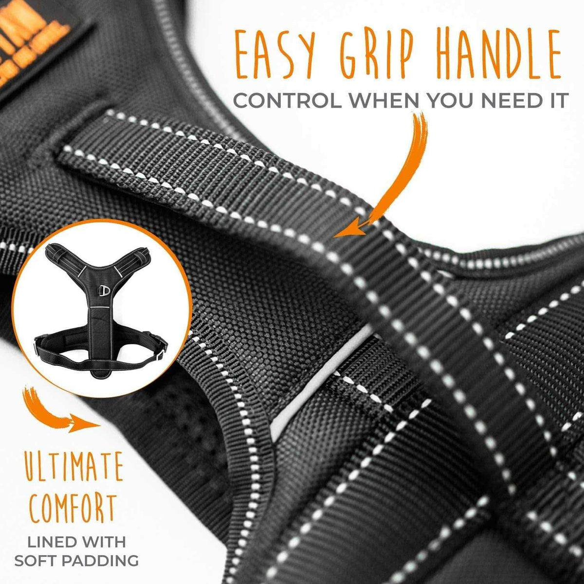 Padded Dog Harness E434