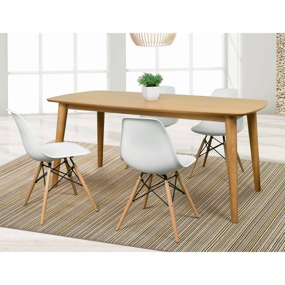 White Side Chair, Set of 4 L49137