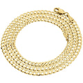 10K Yellow Gold Cuban Link Chain Necklace, 22 Inches U2455