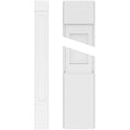 Flat Panel PVC Pilaster with Capital and Base (Pair) D540997