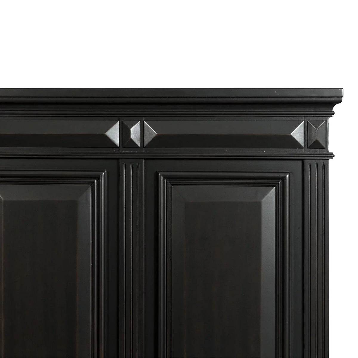 King Panel Bed in White J8403