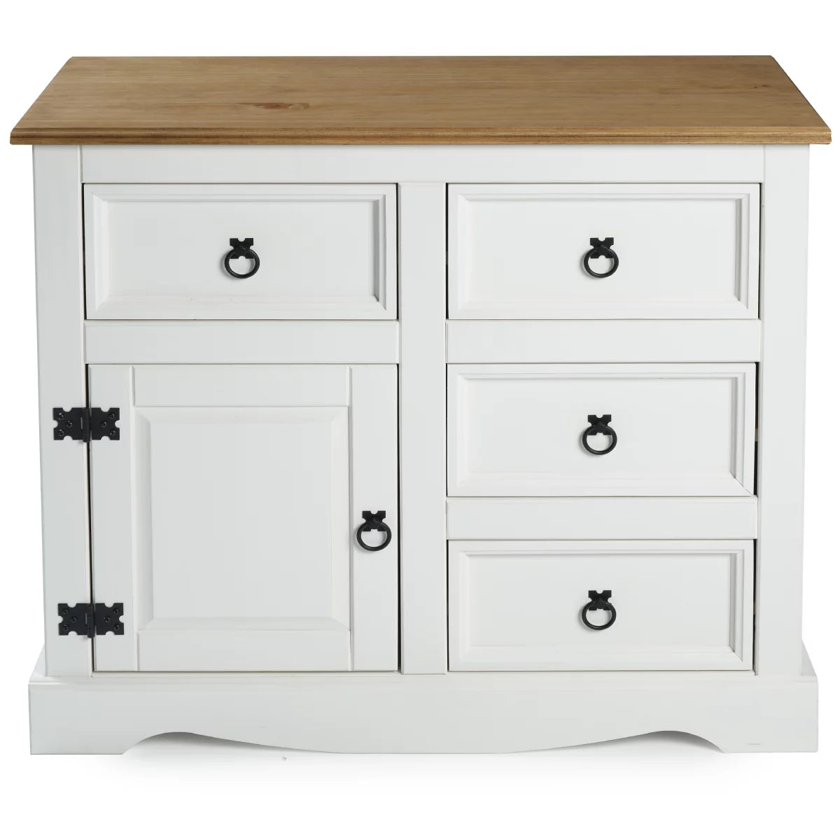 Wood Buffet Sideboard 1 Door 4 Drawers R920852