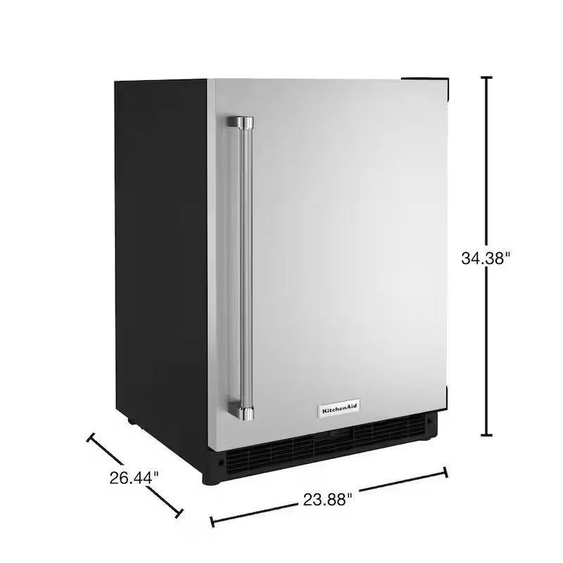 5.0 cu. ft. Mini Fridge Black Stainless Door W680