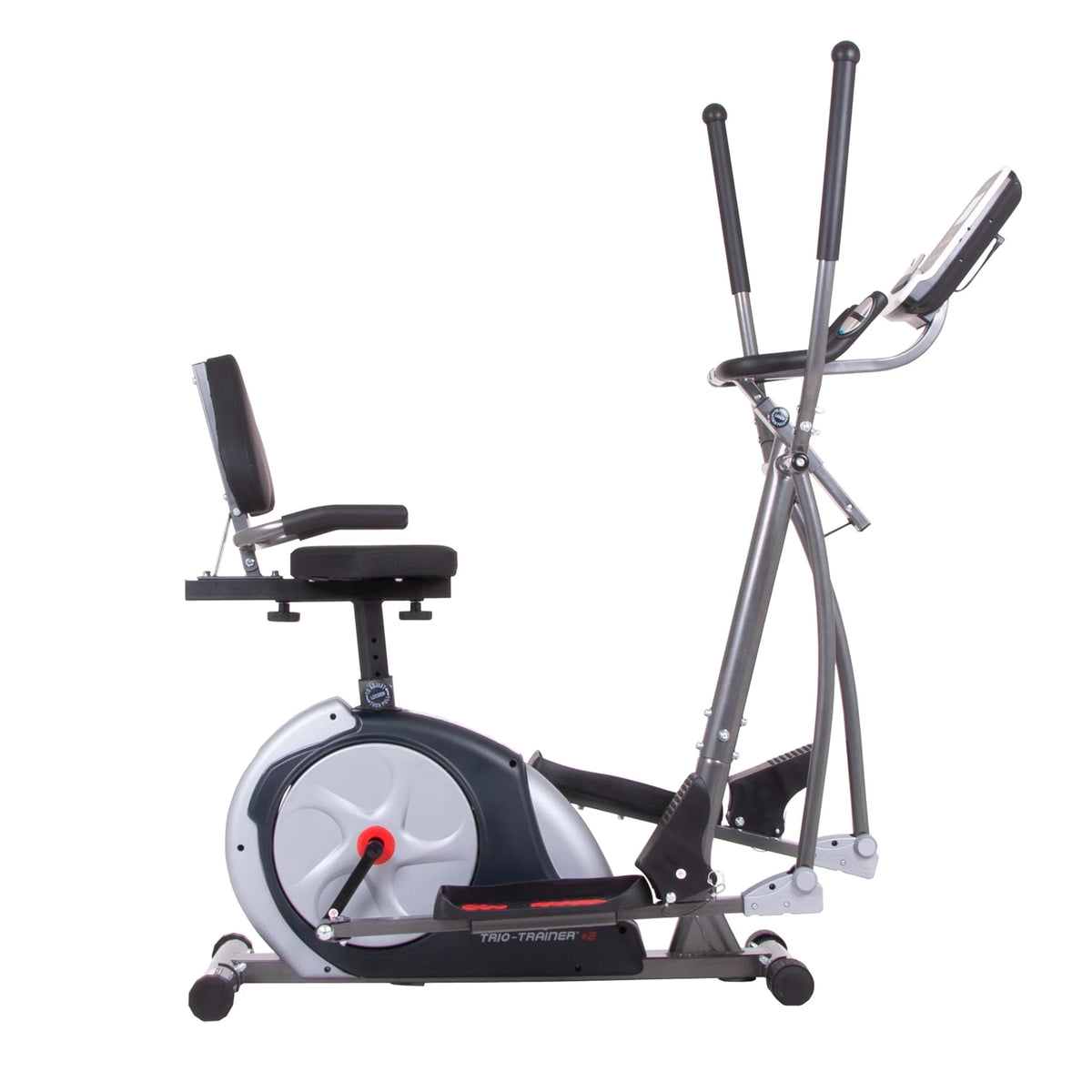 3-in-1 Elliptical and Exercise Bike with Heart Rate Monitor G877