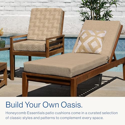 Outdoor Dining Chair Cushion 20 x 41 Navy A878