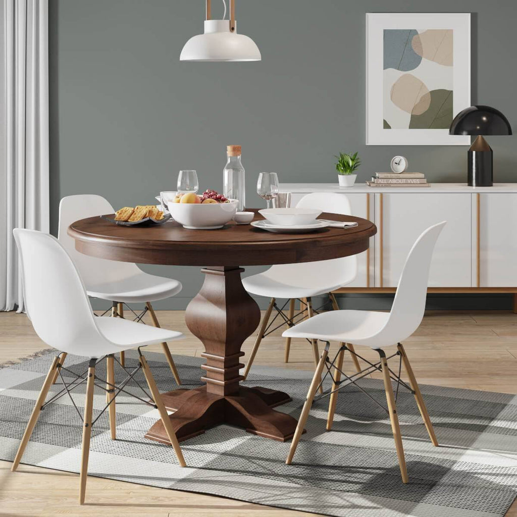 White Side Chair, Set of 4 L49137