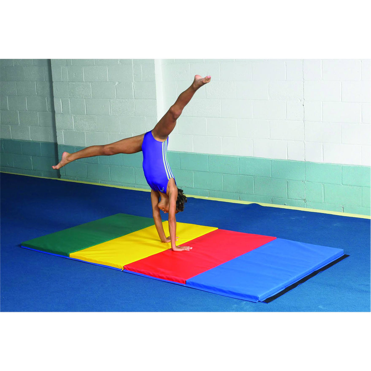 4 x 8 Feet Rainbow Colors Accordion Mat P4665