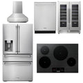 30 Induction Cooktop, Range Hood, Refrigerator, Dishwasher, Wine Cooler Q905858