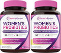 Women's Probiotics 50 Billion CFU 16 Strains 120 Capsules Pack of 2 Z336500
