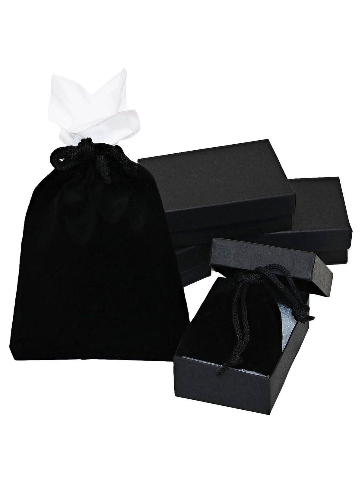 Black Diamond Stainless Steel Square Stud Earrings Z243977