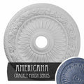 23 5/8x22OD x 3 5/8x22ID x 1 1/8x22P Ceiling Medallion H6002