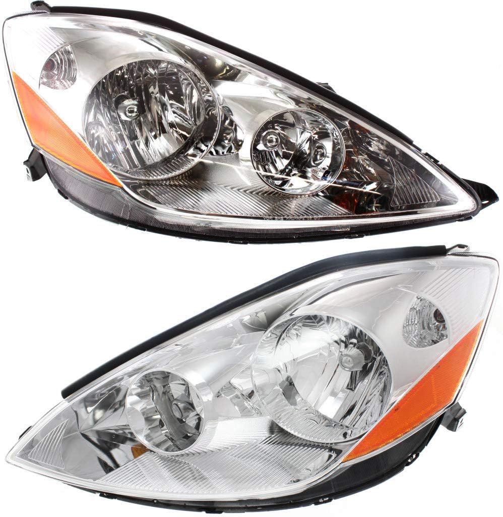 Headlight for 2006-2010 Toyota Sienna Driver and Passenger Side with Bulbs X7046