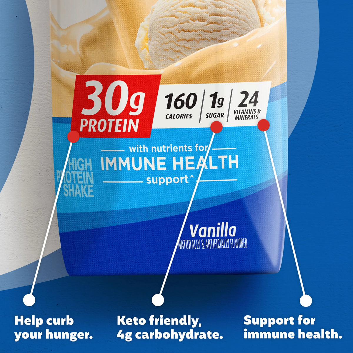 Chocolate Protein Shake 30g 11 fl oz 12 Ct B23682