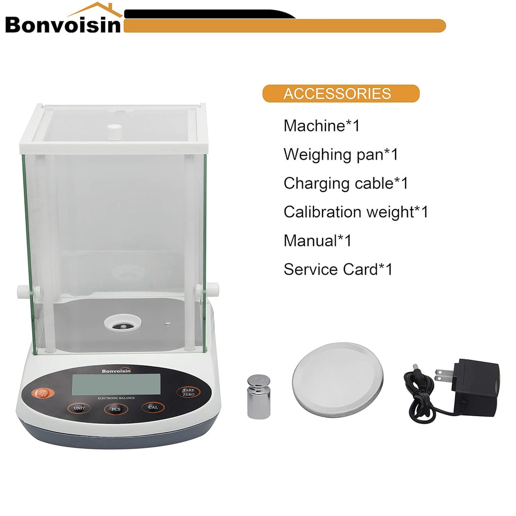 Analytical Balance 500g x 1mg Precision Lab Scale H270