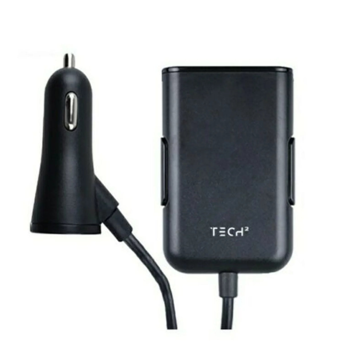 Backseat Car Charger, 4 USB Ports (2pk) M76513