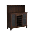 Mahogany Wine Bar Cabinet with Glass Doors M703