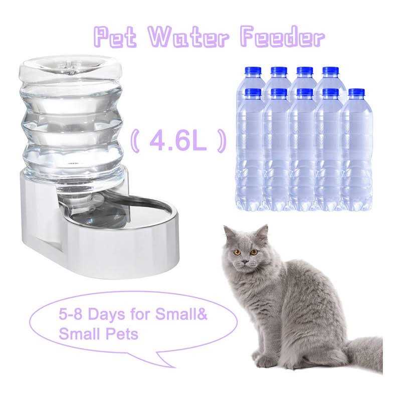 Automatic Bpa-free Stainless Steel Pet Waterer E208071