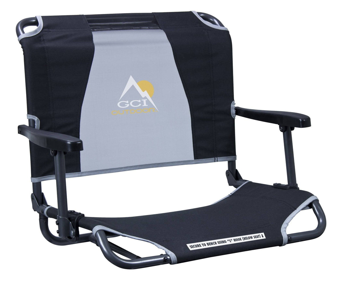 Black Stadium Chair with Armrests H5803