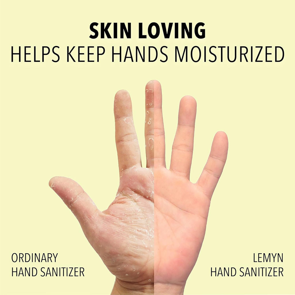 Lemyn Organics Hand Sanitizer Gel 12 FL.OZ. Pack of 4 Z722