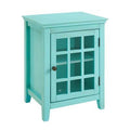 Turquoise 1 Door Accent Cabinet U81747