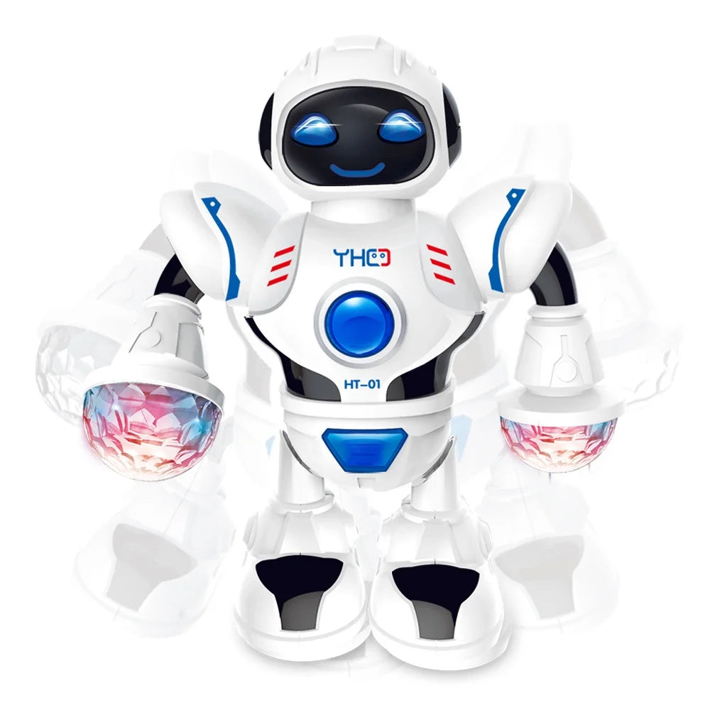 Fashion Intelligence Development Toys Robot Dancing Children Electric Light Music Model Toy C57598