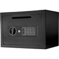 Black Compact Keypad Depository Safe S5403