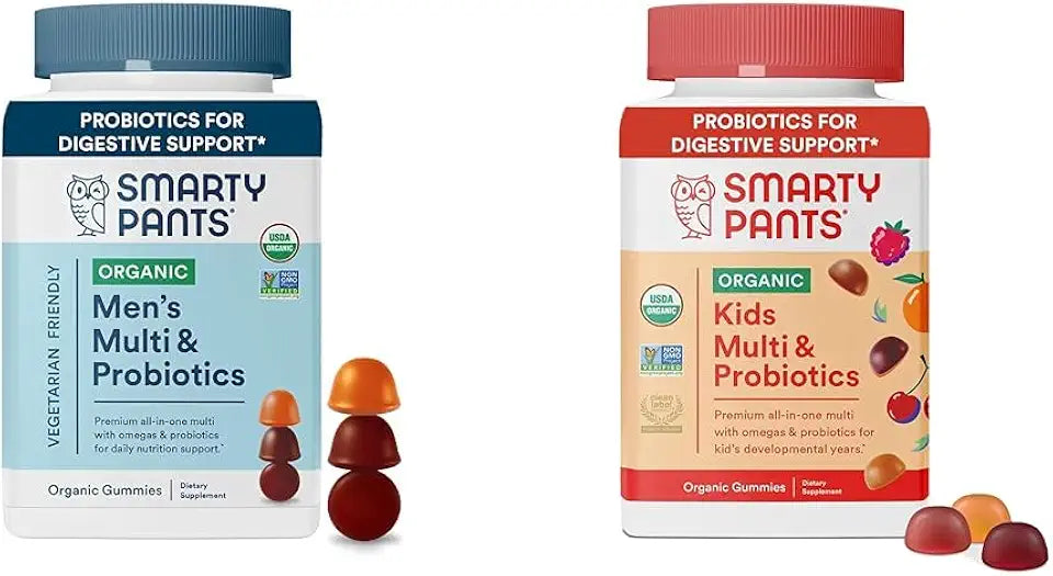 Organic Gummies with Probiotics, CoQ10, Methylfolate, Omega 3, Vitamin D3, C P550148