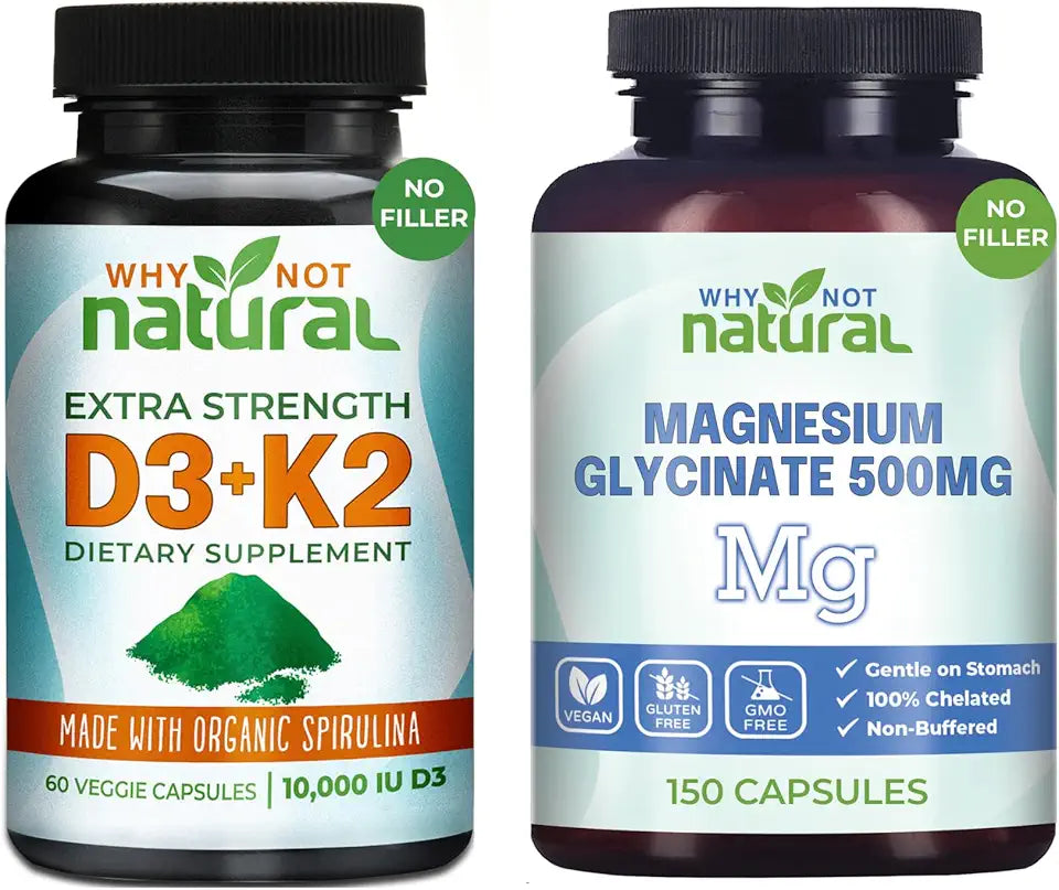 Magnesium Glycinate and Vitamin D3K2 Y913729