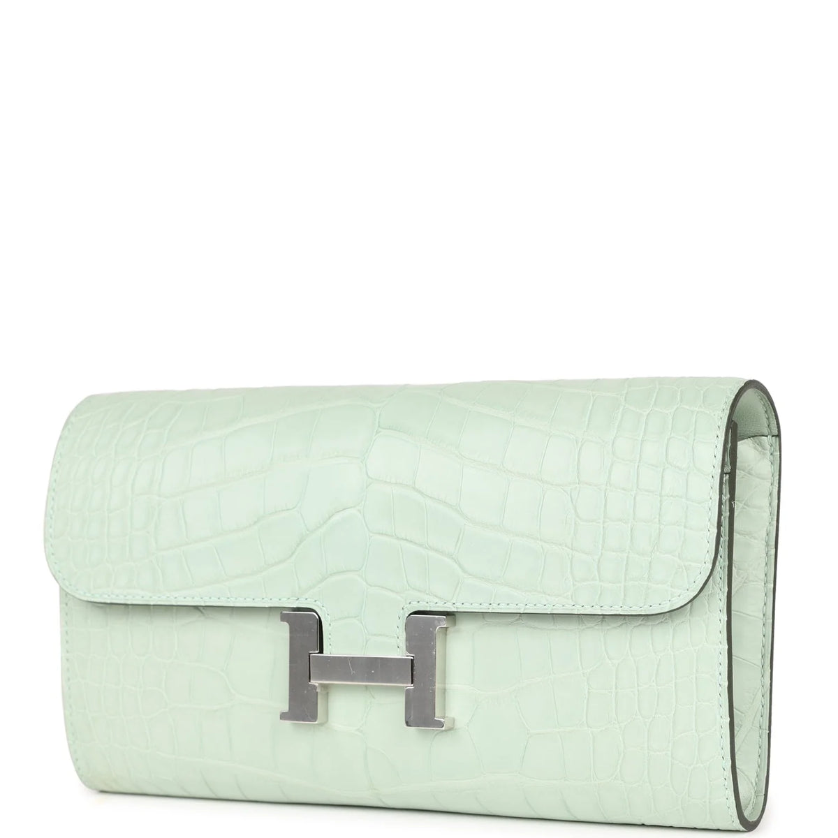 Vert D'eau Matte Alligator Wallet F53856