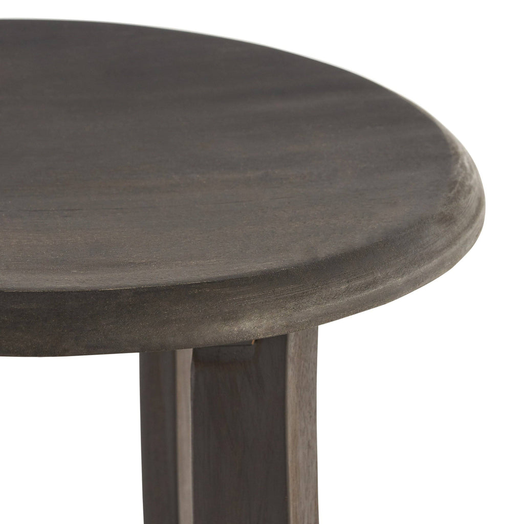 Set of 2 Dark Gray Acacia Barstool D6418