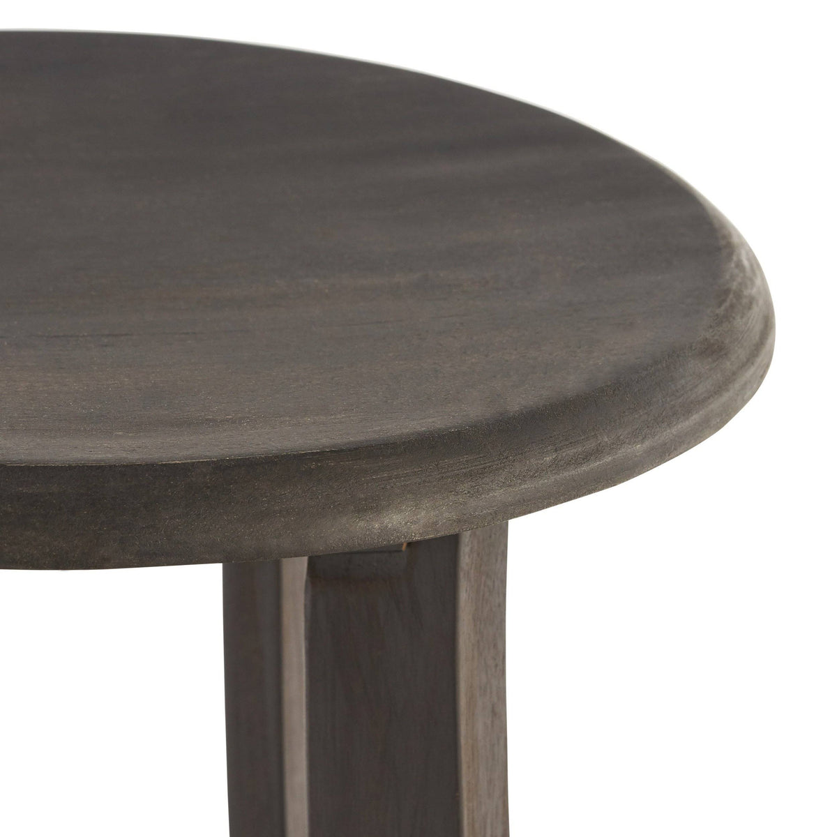Set of 2 Dark Gray Acacia Barstool D6418