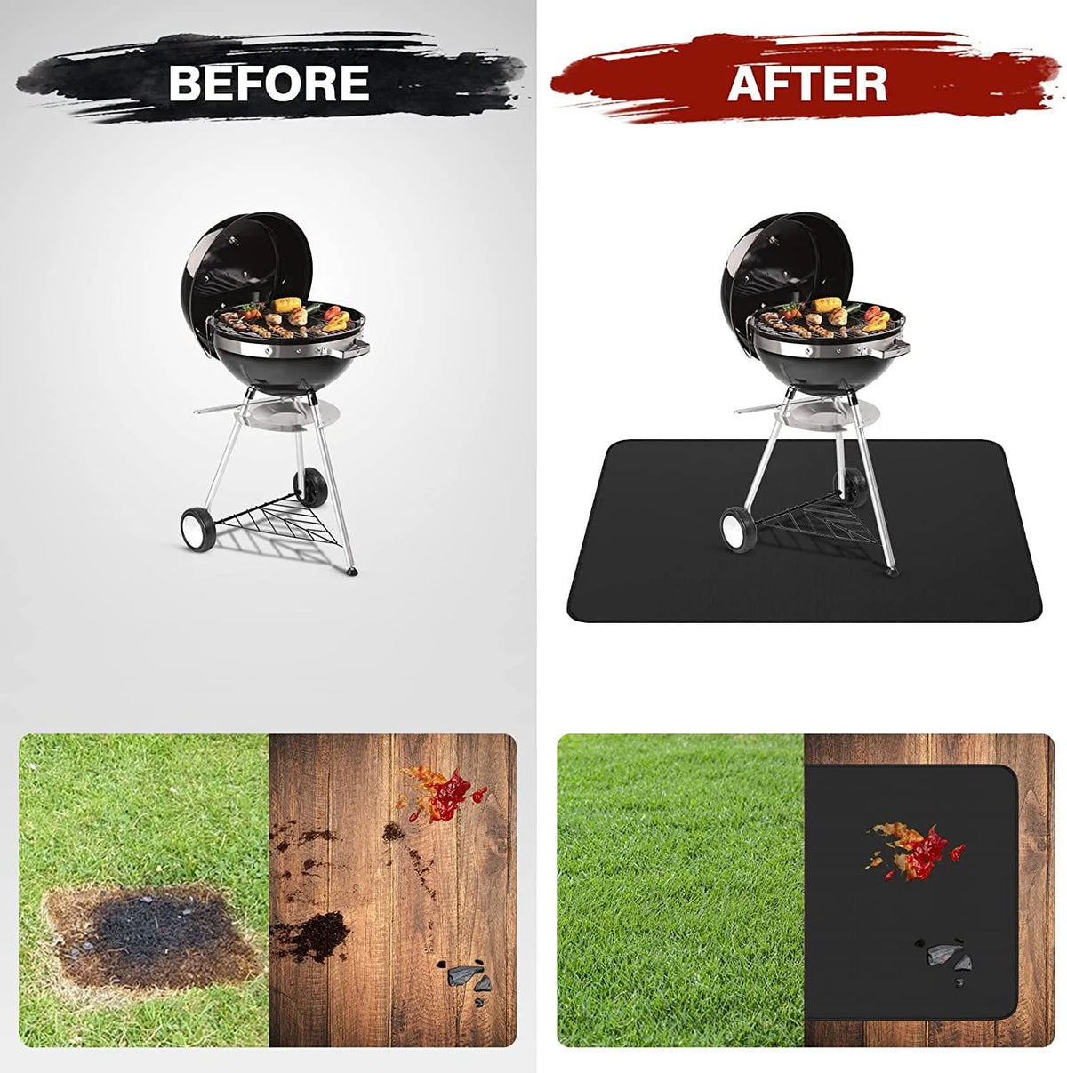 60*42in Fireproof Grill Mat Z675
