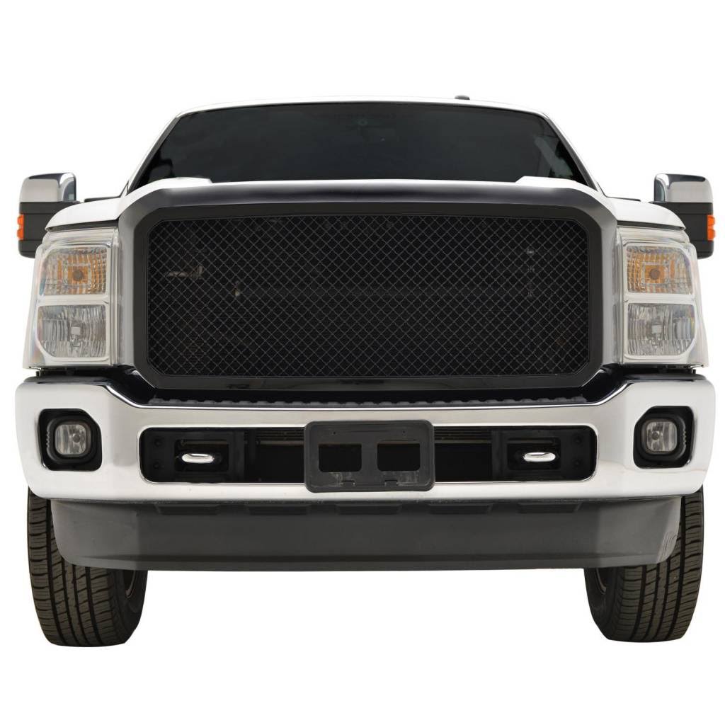 Mesh Front Hood Grille ABS Replacement Upper Full Grill U17590