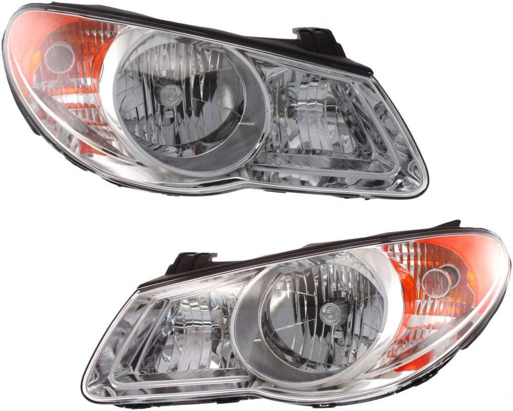 Headlight Assembly for Hyundai Elantra 2007 2008 2009 Pair M467