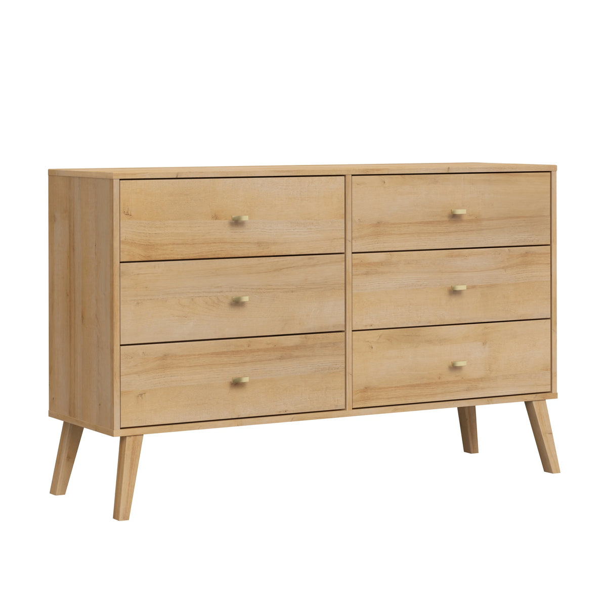 6 Drawer Wooden Dresser B2781