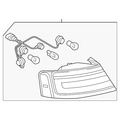 Audi Tail Lamp Assembly Y652