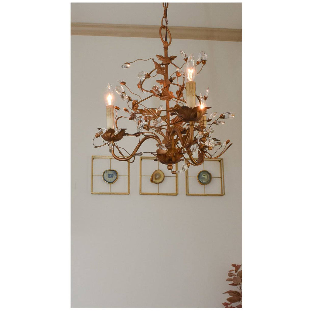 Etruscan Gold 9-Light Chandelier F9663