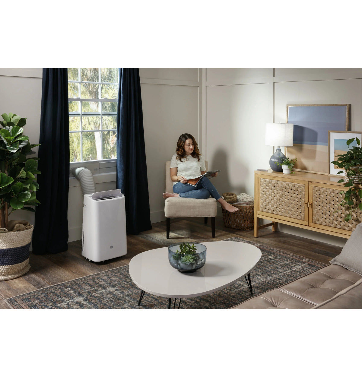 8,000 BTU 3-in-1 Portable Air Conditioner with WiFi I95465