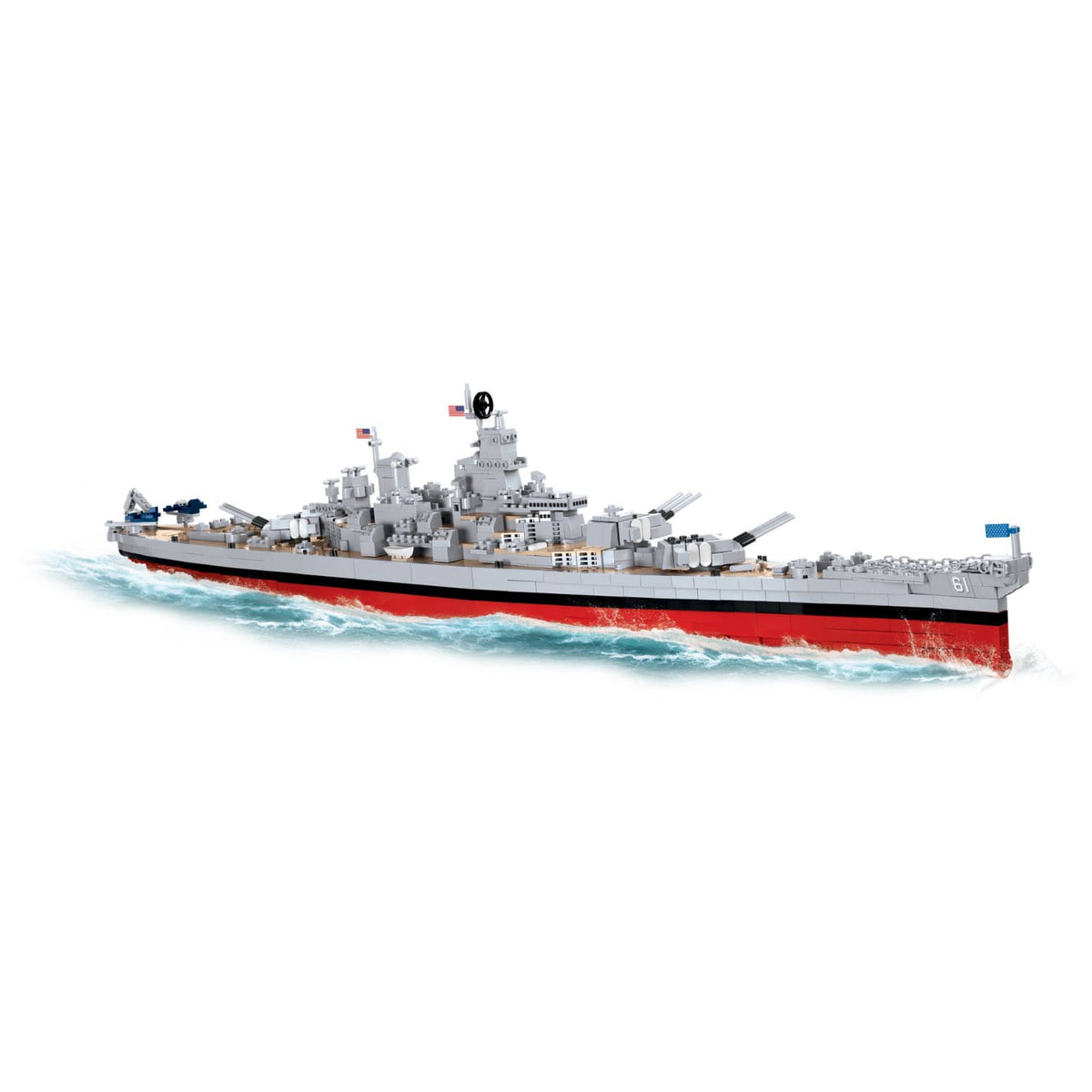 Battleship USS Iowa (BB-61) / USS Missouri (BB-63) J879