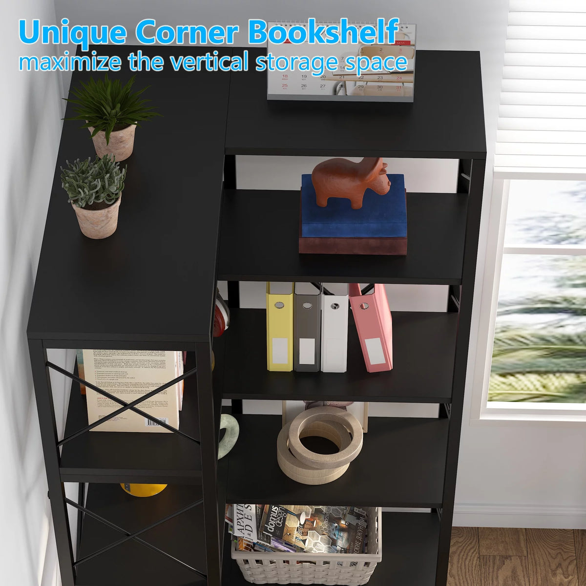 5-Tier Corner Bookshelf Y131117