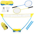Outdoor Badminton Set with Net Rackets and Birdies R38532