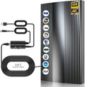 HD TV Antenna with Amplifier Signal Booster, 33ft Coaxial Cable S6514
