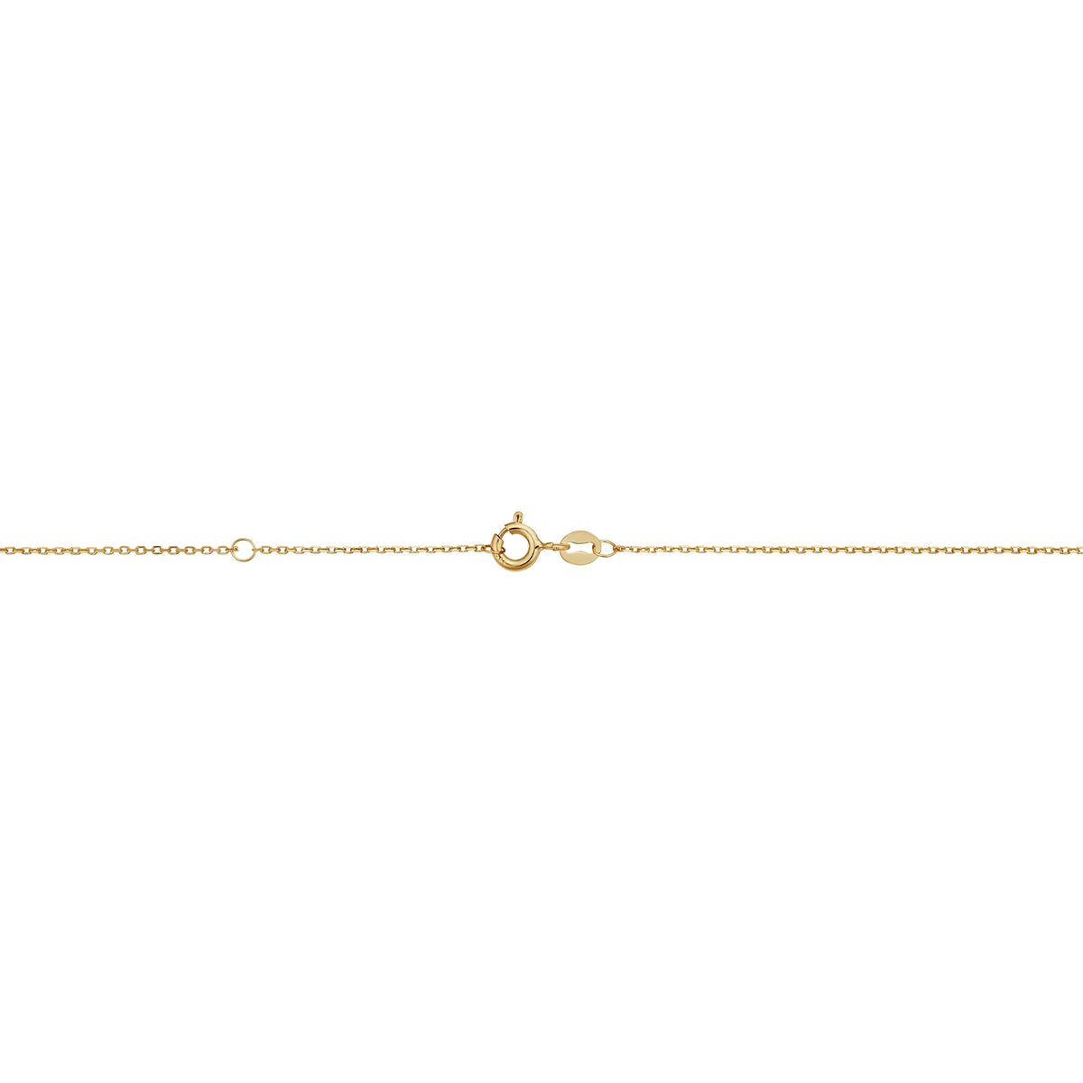 14k Yellow Gold Petite Heart Necklace W224